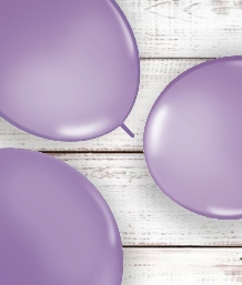 Lilac Coloured Latex and Foil Balloon | Order Today